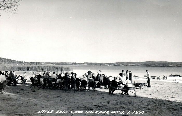 Little Eden Camp - Vintage Postcard (newer photo)